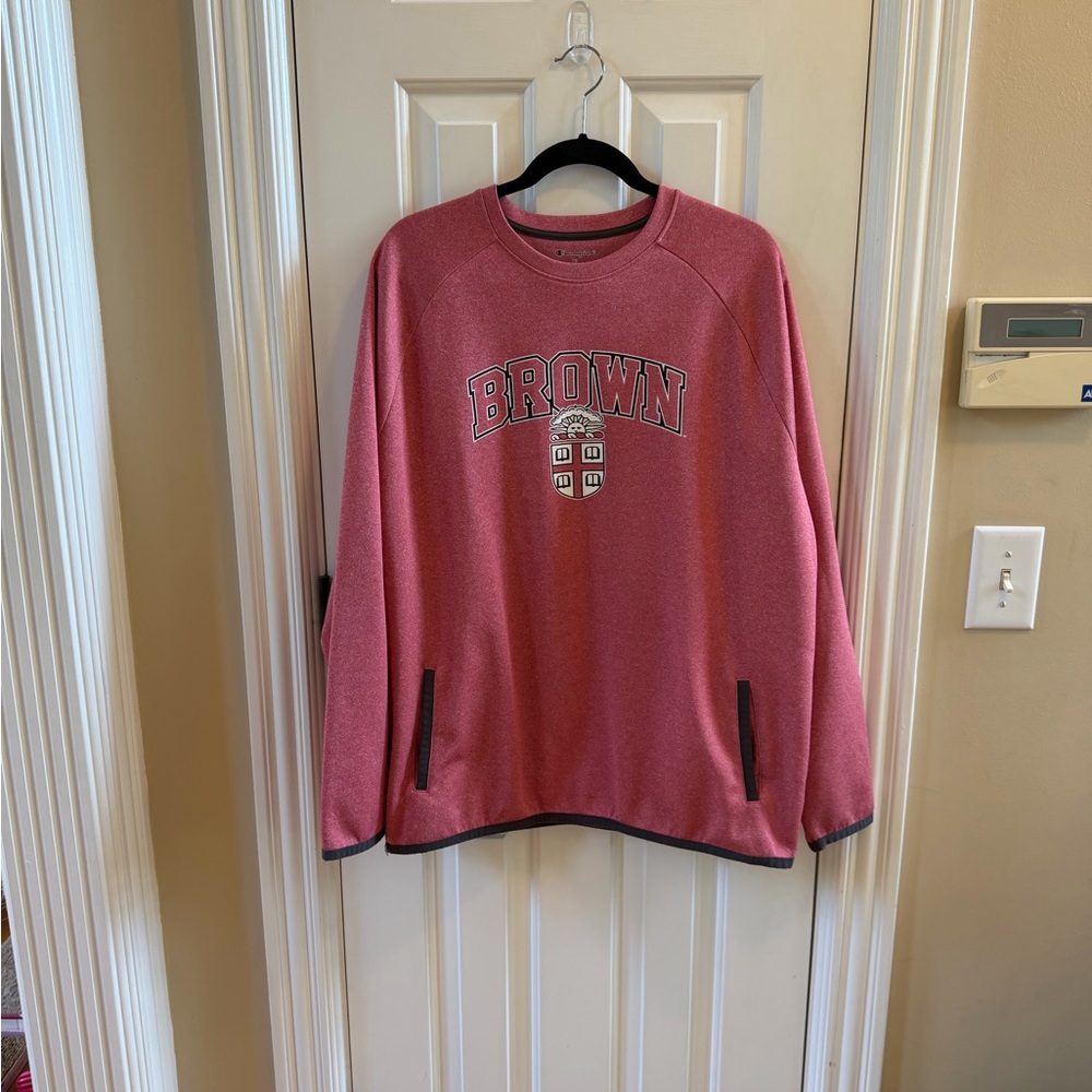 Brown University Crewneck Sweatshirt - Red, Size XL